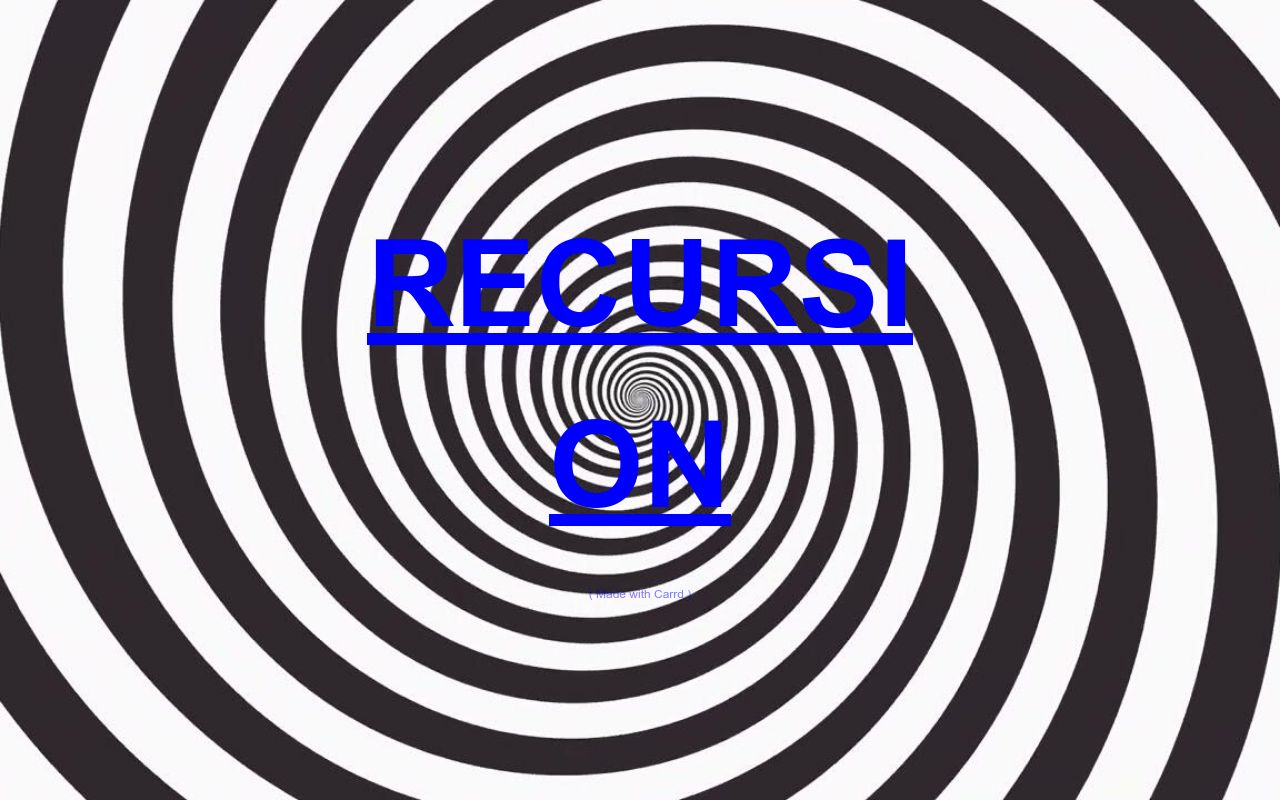Carrd profile picture for @recursive
